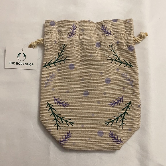 NWT The Body Shop Drawstring Burlap Sack - Picture 4 of 7